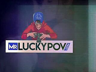 Twin teens explore cum-filled threesome adventures.