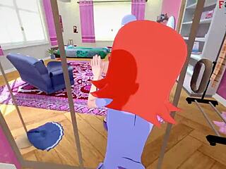 Jessica's erotic encounter with Rick in a 3D animated porn movie