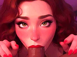 redhead stepsister dances at the club in 3d anime pov