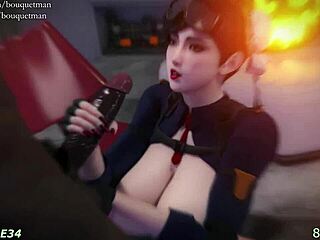 3D animated hentai in a bouquet: The best of Bouquetman
