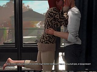 3D animated porn with natural tits and cunilingus
