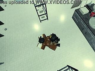 Roblox Guy Bangs Hot Black Nun in Wild Scene