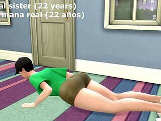Sims 4 anime-style game with family roleplay and sex