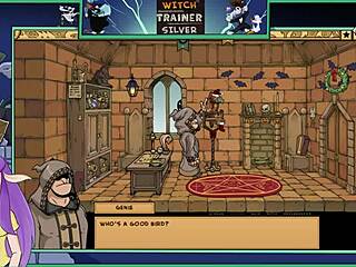 Harry Potter-themed game with sexy witch trainer in anime style
