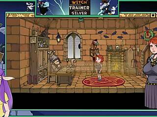 Harry Potter-themed game with sexy witch trainer in anime style