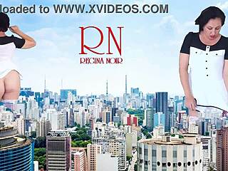 Wow, giant lady without panties struts city streets, tall as King Kong, what a show!