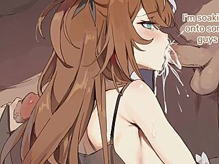 Hentai Joi Maid Surprises With Big Tits Gangbang Facial