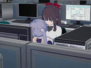 Aoba和Hifumi的狂野 futanari 激情