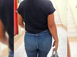 Young housewife gets caught in the act with neighbor