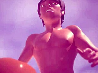 Oily babe gets her pussy pounded in 3D animation