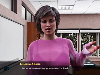 3D animated MILF threesome in Sunville
