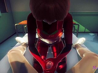 Asuka娘炮吞精日本动漫狂野动作！