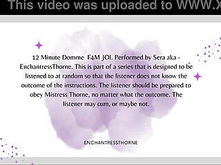 Femdom Goddess Issues Jerk Off Instructions With Denial.