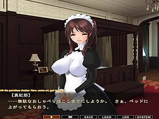 maid-san to boin game etsuko scene 2 english