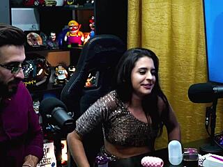 Husband lets Ruan spank and spread her tight ass