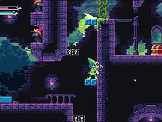 Flip witch pixel game episode 12 ghost boss huge boobs