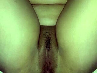 Hairy housewife gets fucked and creampied in homemade video