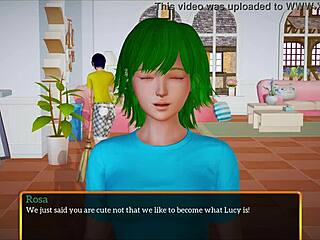 Game walkthrough of Visual novel with steam punk theme