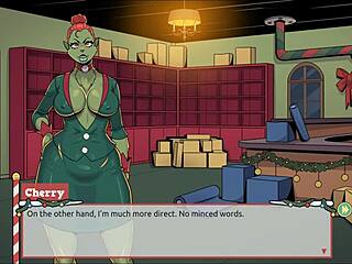 claus secret surprise xmas hentai game ep 4 with boss's big cock