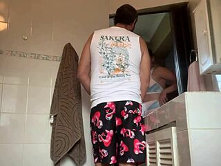 Spending time with my best friend's wife in the living room