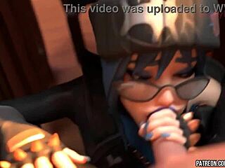 Hentai classroom action with a naughty classmate in 3D
