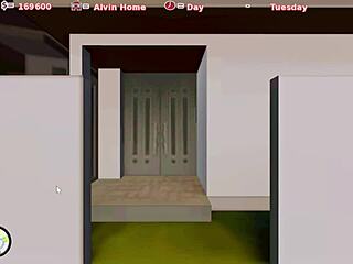 Hot milf seduces two guys in one night in 3D game