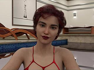 Master dominates knockout in bikini for big tits and ass play