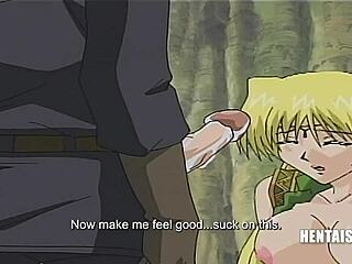Asian titty fuck scene in uncensored hentai with subs