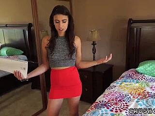 Family companion seducing my stepfather in the house