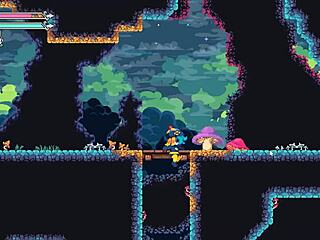 Flip Witch Pixel Hentai Monster Girl Femdom Drains Balls In Game