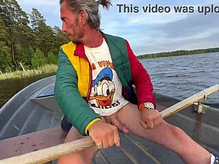 Funny Outdoor Sex On The Lake In A Boat