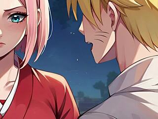 3D animated hentai with Sakura Haruno and Boruto