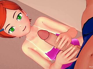 妈的，Gwen湿了准备好Hentai操！