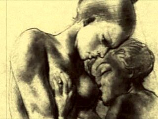 vintage erotic drawings with a retro twist!
