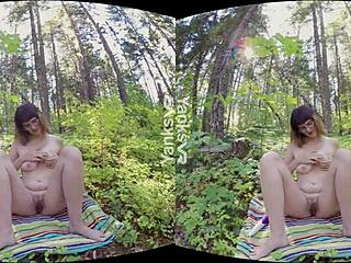 Yanks Beauty Sosha Belle Squirts Hard Outdoors with Vibrator