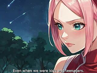 Sakura Haruno在3D Hentai中猛干Boruto