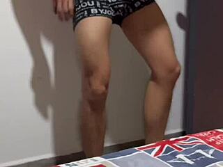 underwear casting turns into gay anal porn with curious hetero