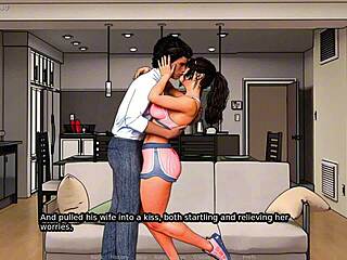 Hotwife Shares Wild Night of Cheating with Husband in 3D Game