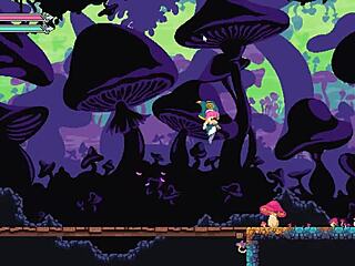 Flip Witch Pixel Hentai Monster Girl Femdom Drains Balls In Game