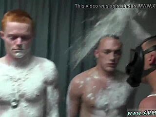 naked in army gay hazing showering and fucking