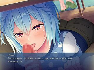 secret stay home ep 2 - sneaky sucking under table