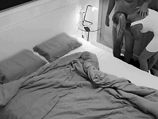 Horny neighbor MILF craves interracial sex after party night