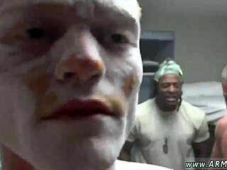 naked in army gay hazing showering and fucking