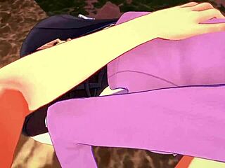 Eula relaxes by the pool in Genshin Impact part 1