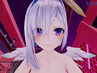 amane kanata and tokoyami towa get intense creampie in hololive vtuber pov hentai