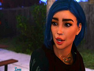 3D animated video of a wild ride with Dik 10 and Loveskysan69