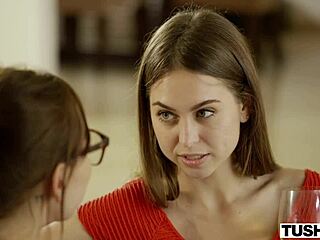 Riley Reid’s first-ever double penetration experience in a group sex scene