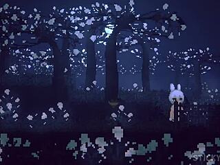 魅魔狩猎 - 厚实的白人女孩被操并传给朋友在后宫游戏中