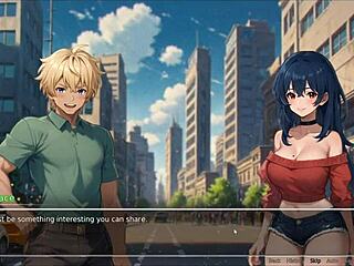 饥渴女友游戏里撕他衣服狂上