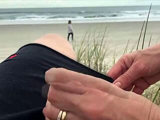They stare as I pull out from her tight ass